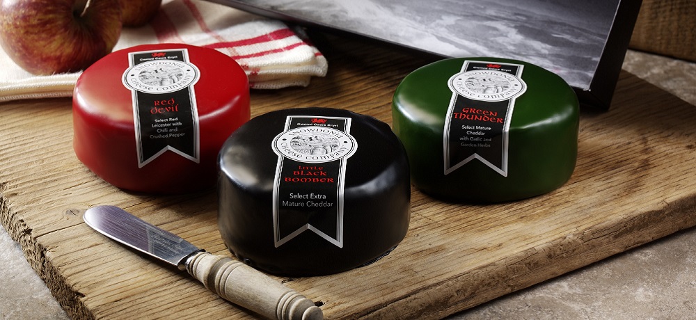 3 x Snowdonia Waxed Cheeses