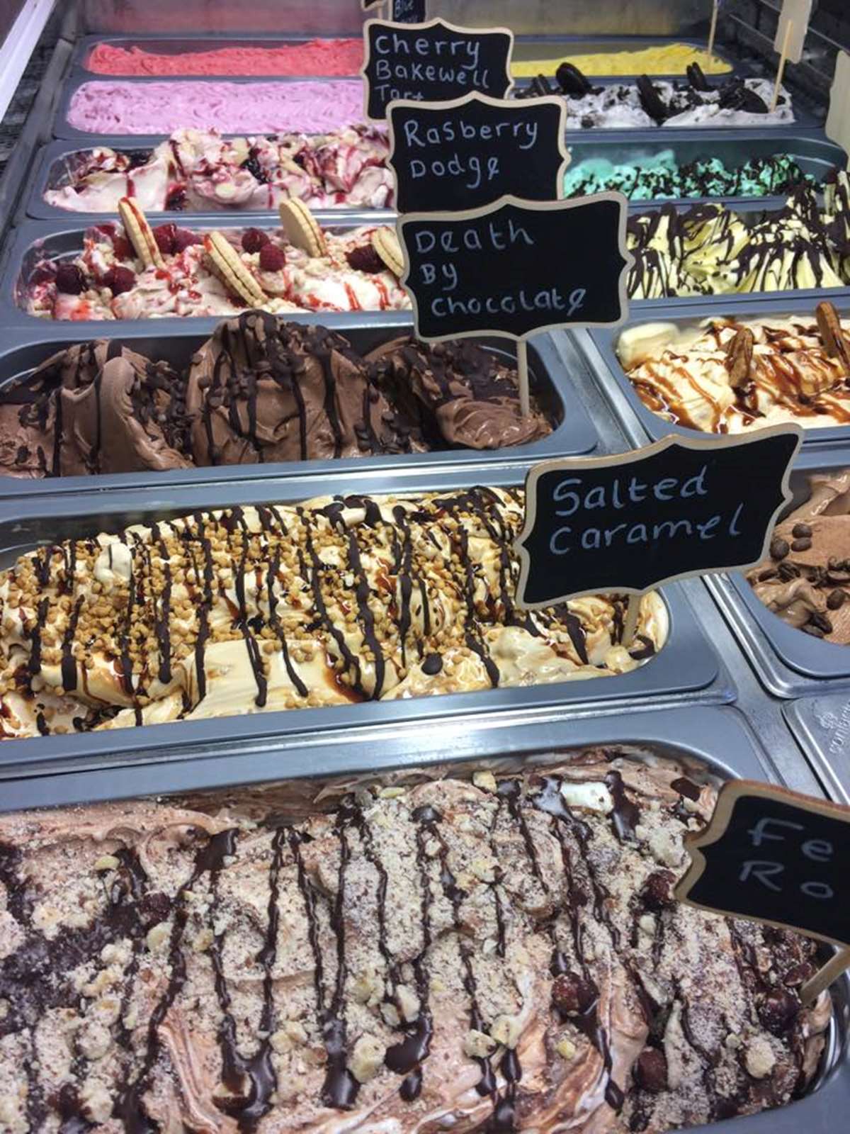 Ice Cream at The Bench in St Davids, Pembrokeshire