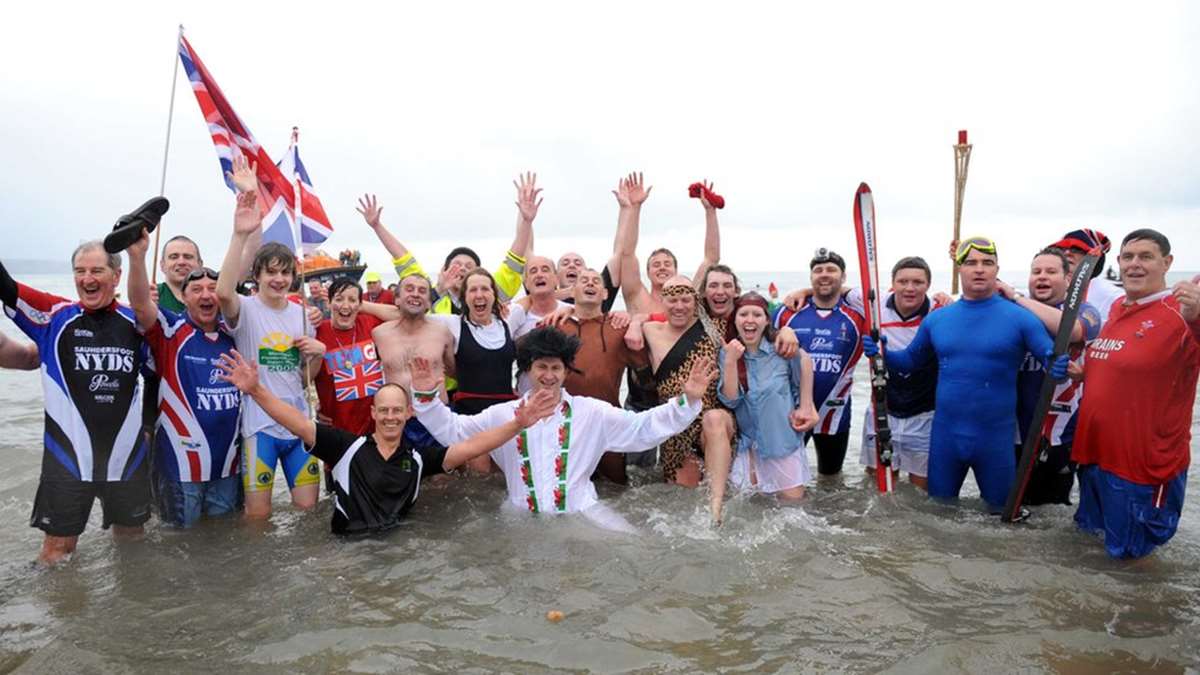Saundersfoot New Years Day Swim