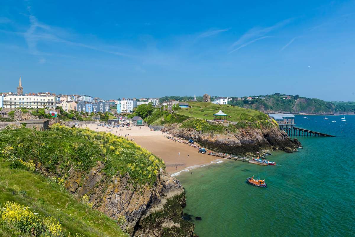 Tenby Castle Beach