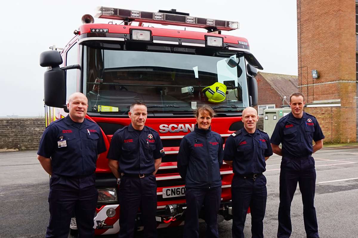 Lottie Chant a Pembrokeshire firefighter
