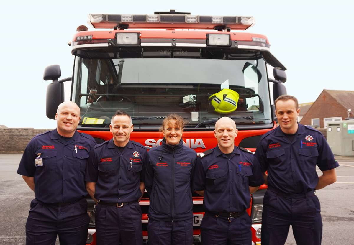 Lottie Chant a Pembrokeshire firefighter