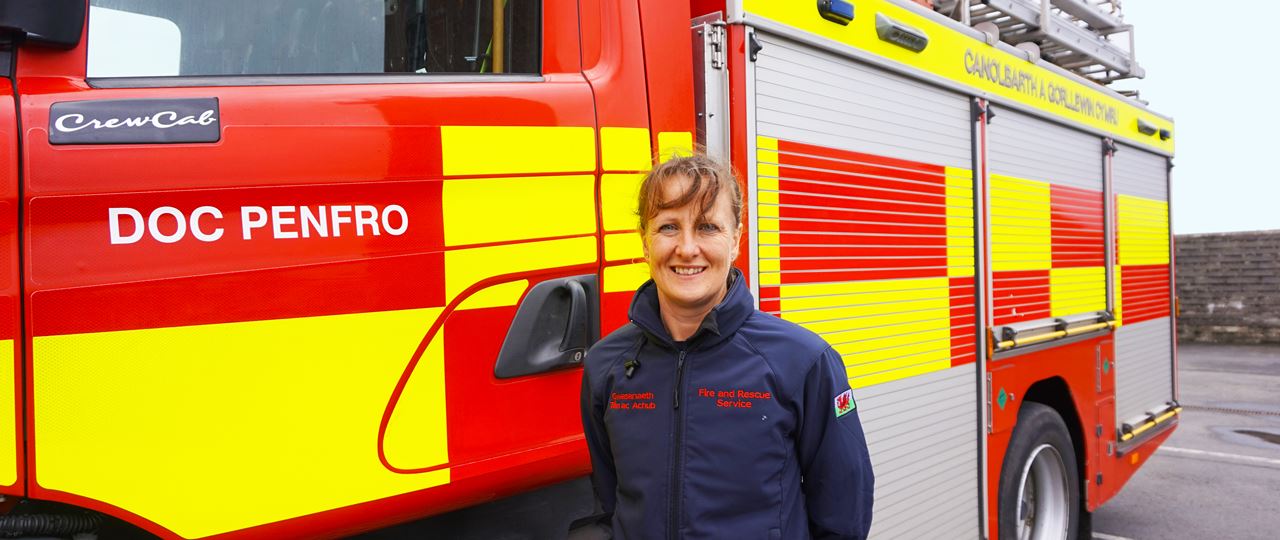 Lottie Chant, Pembrokeshire Firefighter