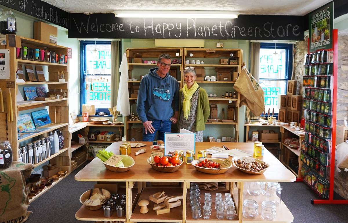 Tania and Jerry Rees Happy Planet Green Store Narberth