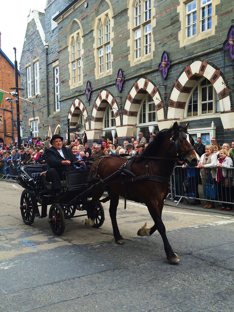 Barley Saturday Parade through Cardigan, West Wales