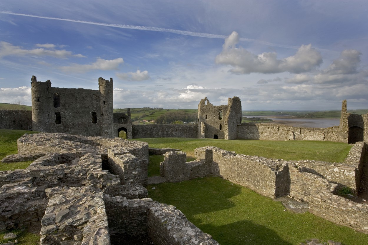 Llansteffan Castle, near Pembrokeshire