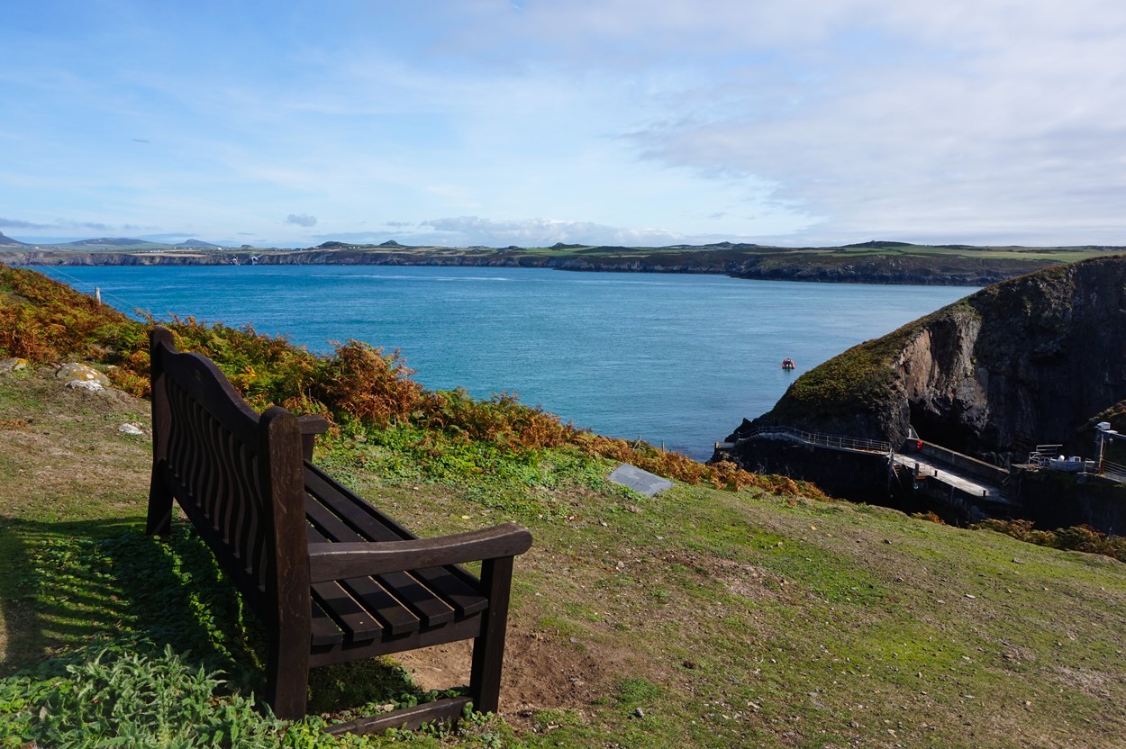 Ramsey Island viewpoint looking over St Davids