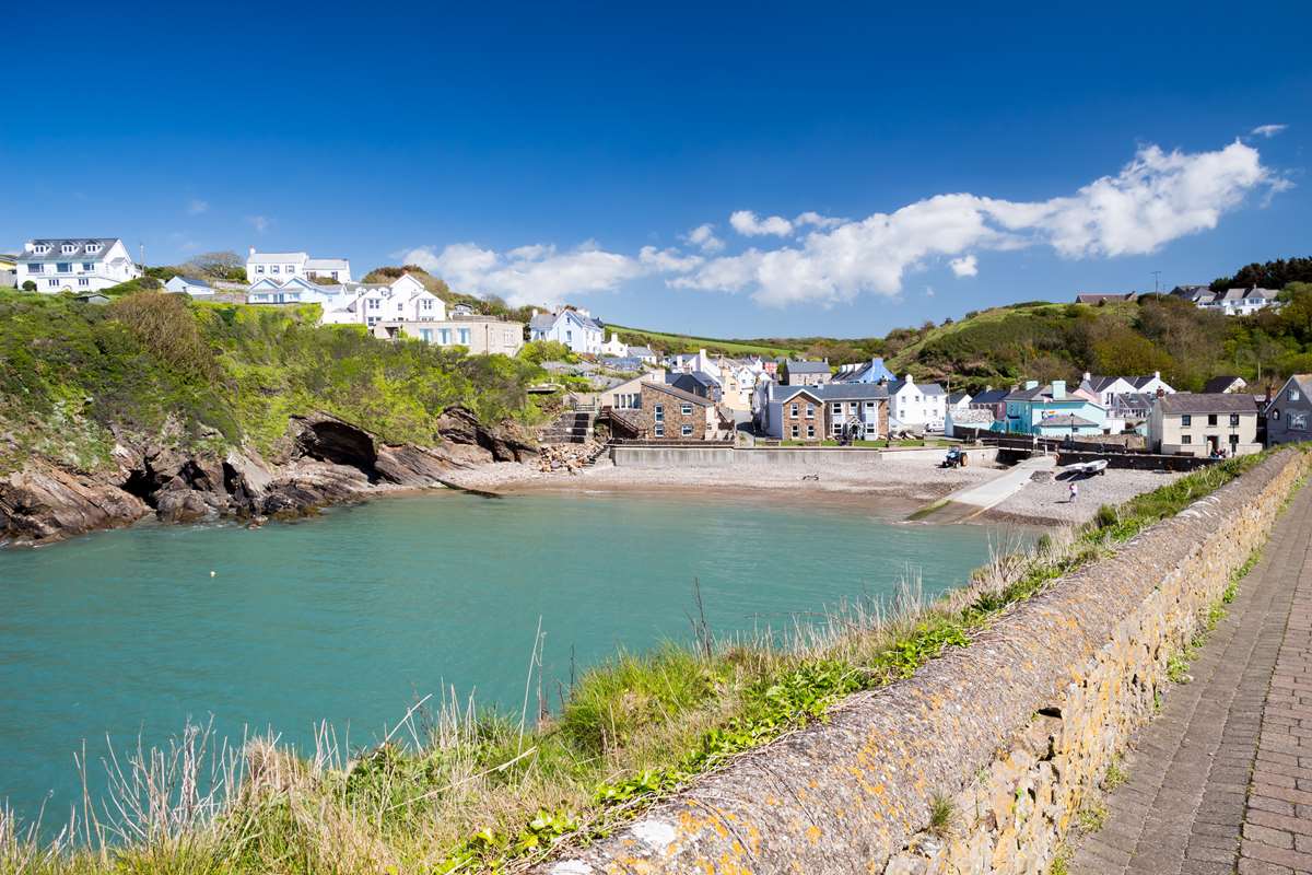 Little Haven beach near Pelcomb Cross