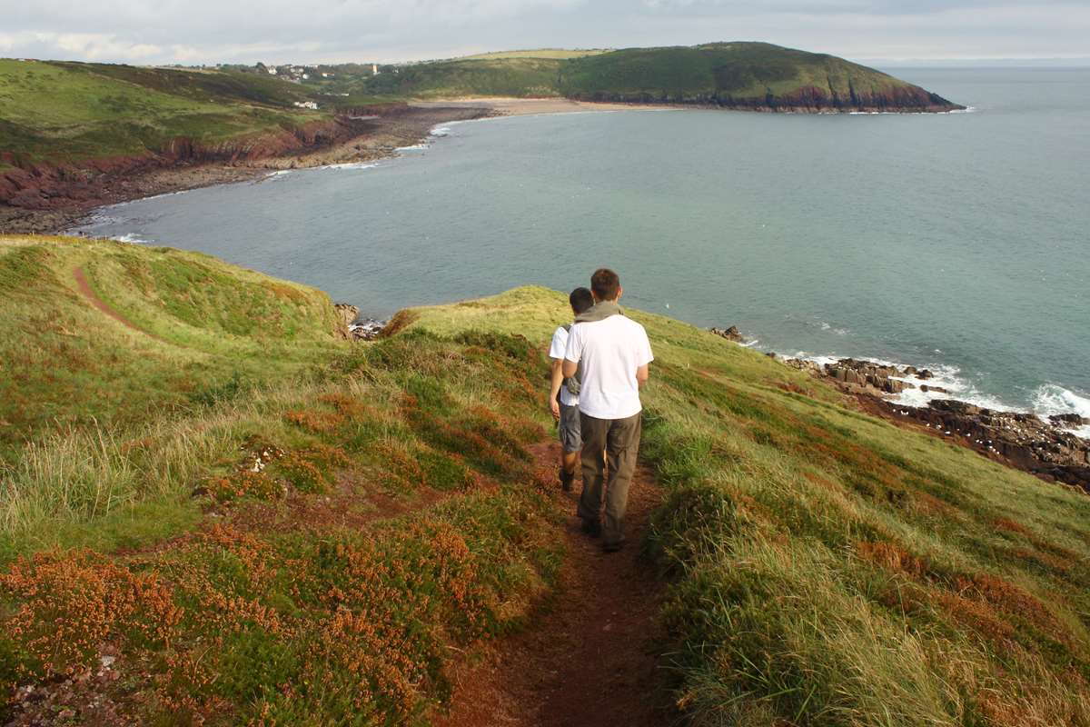 The coast path at Manorbier