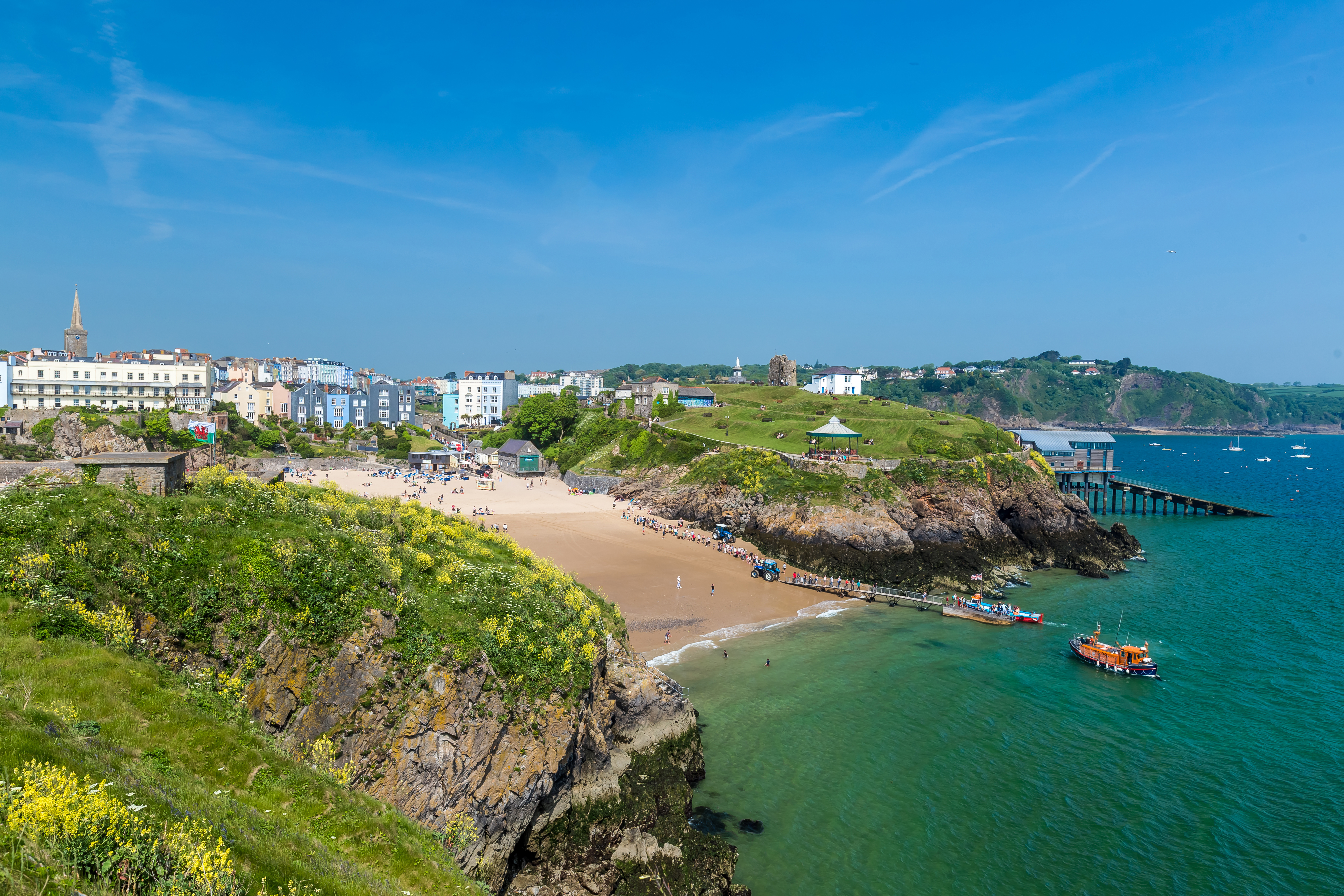 Tenby Castle Beach
