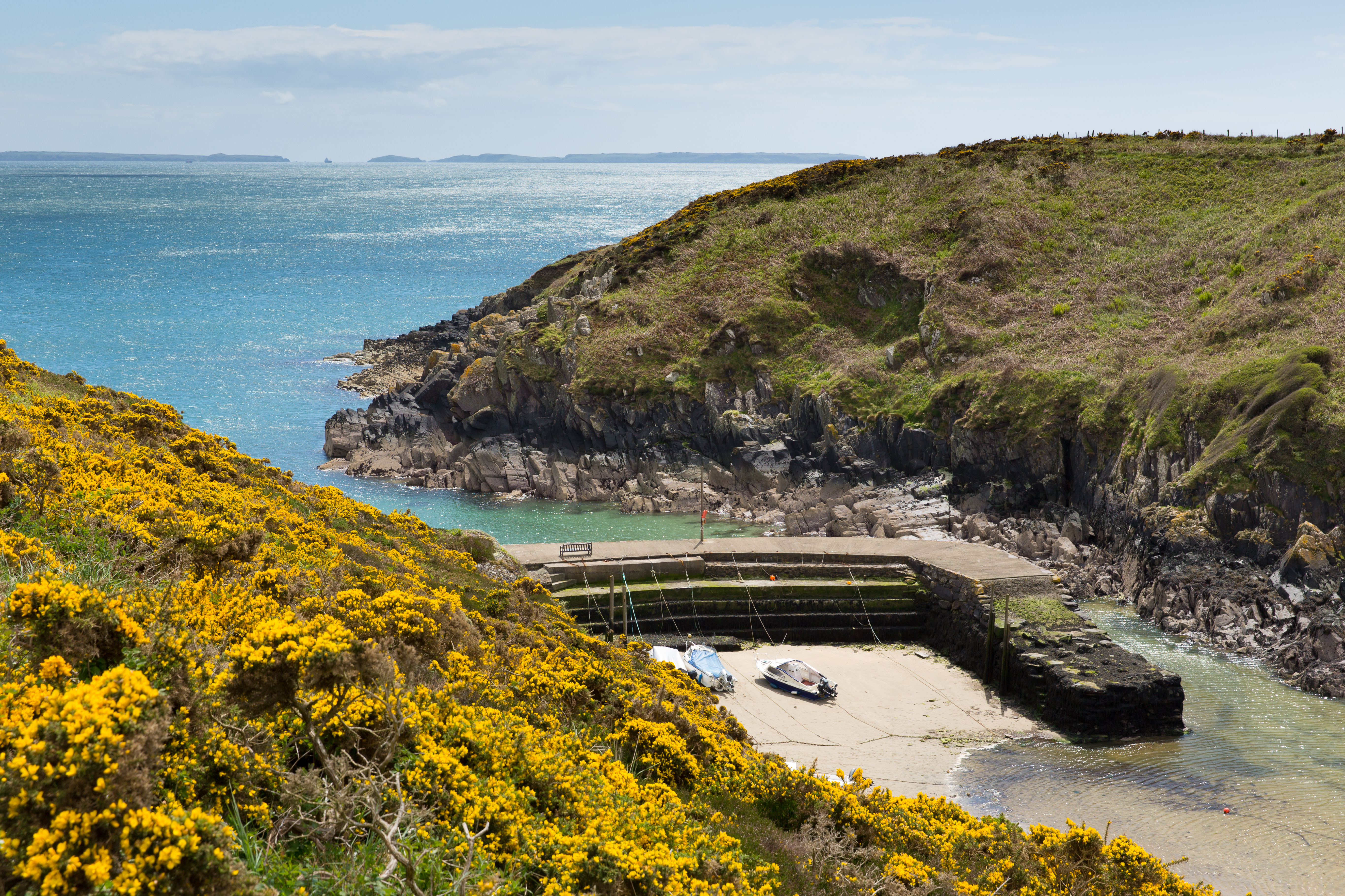 Porthclais Harbour Beach