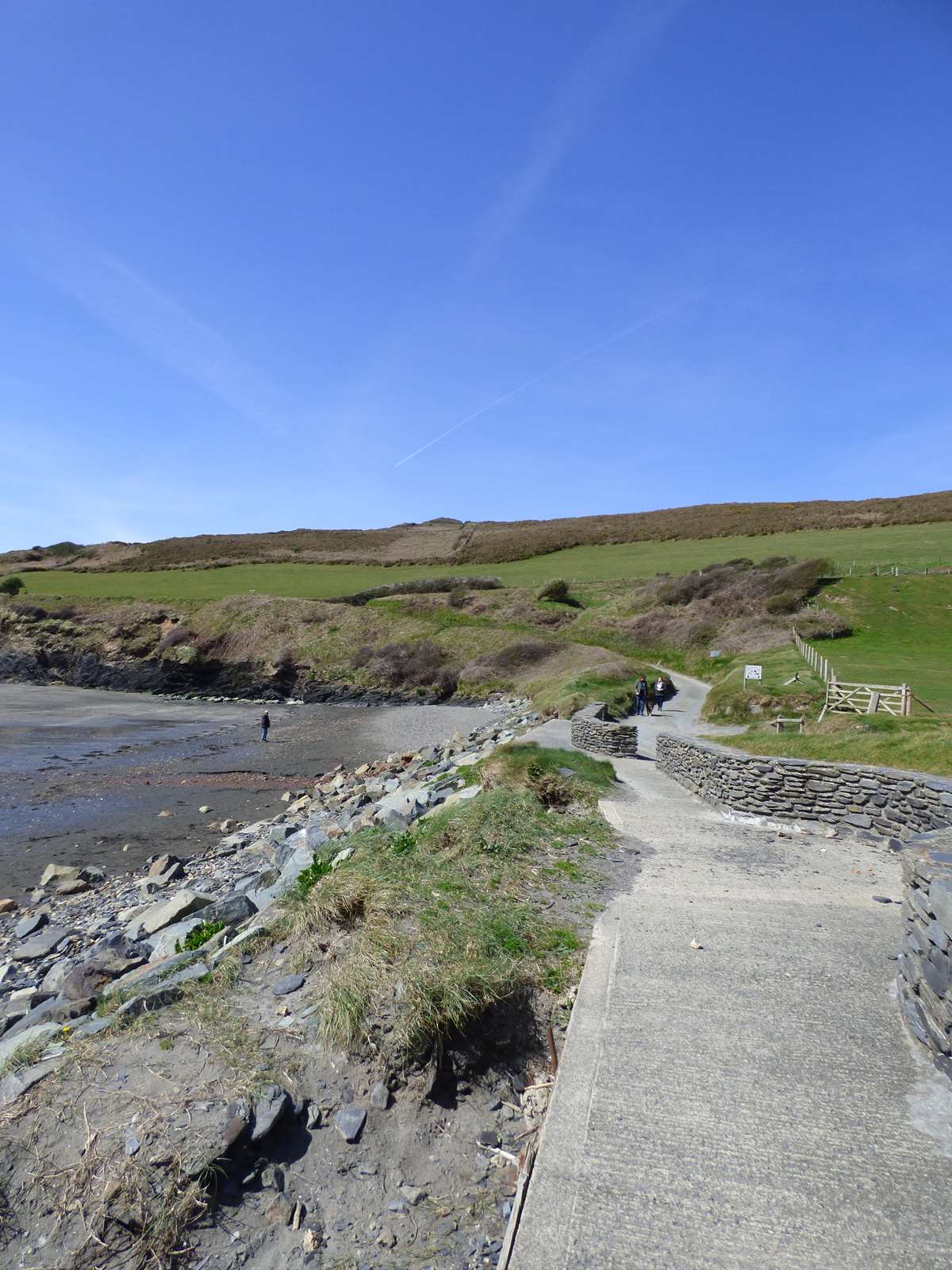 Pwllgwaelod Beach in north Pembrokeshire 