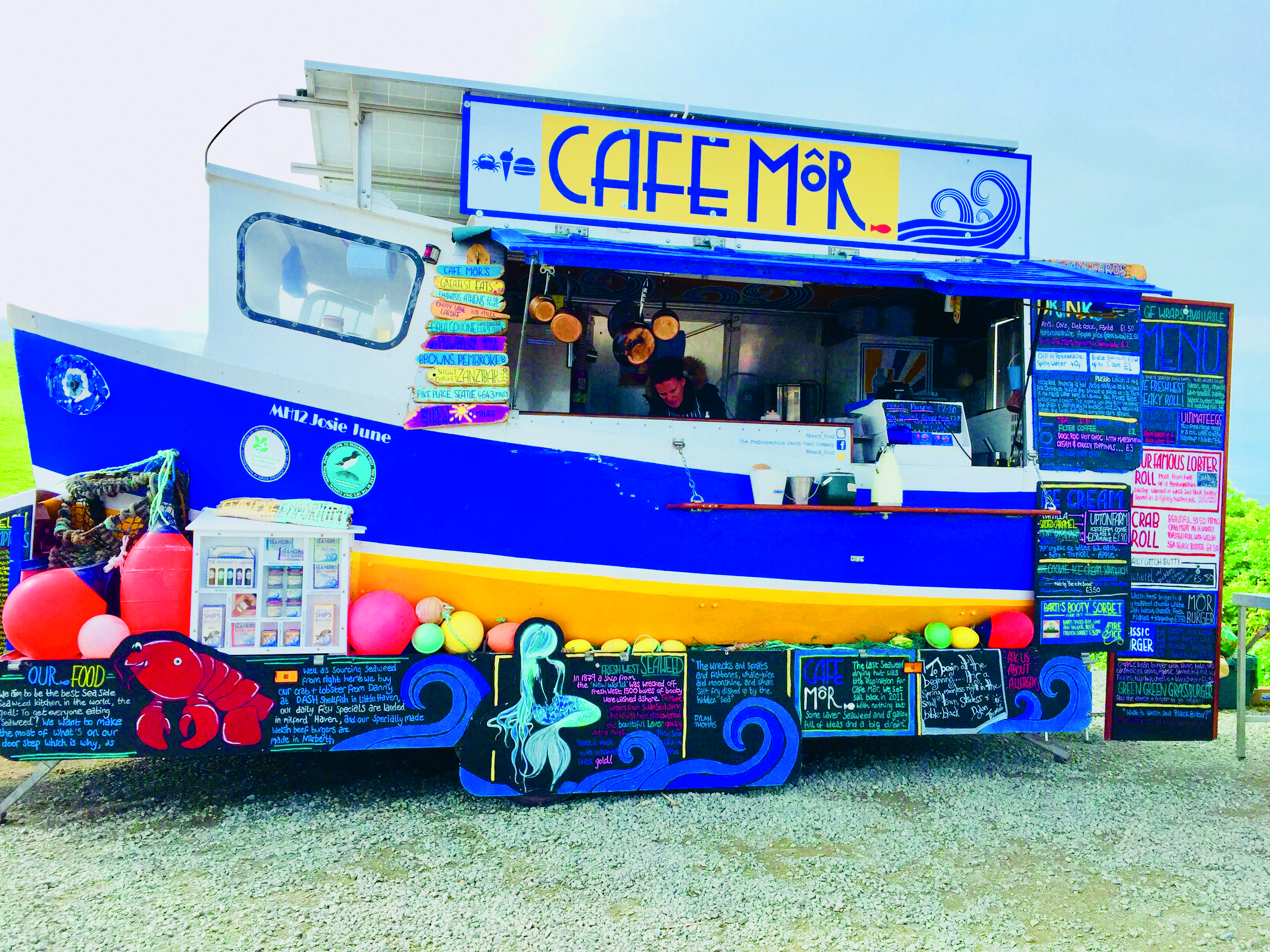 Cafe Mor, quality Pembrokeshire Street Food