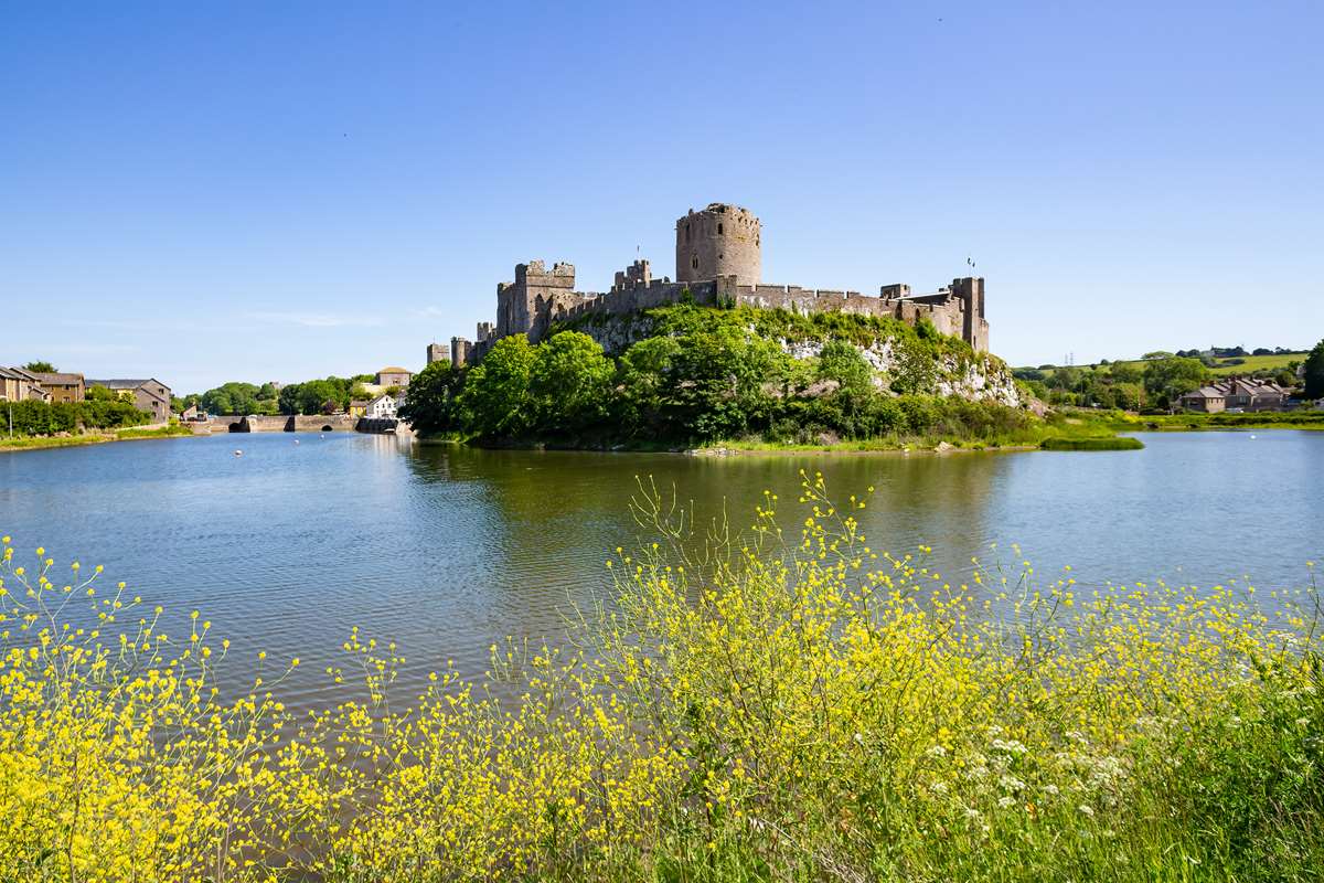 Pembroke Castle in Pembrokeshire