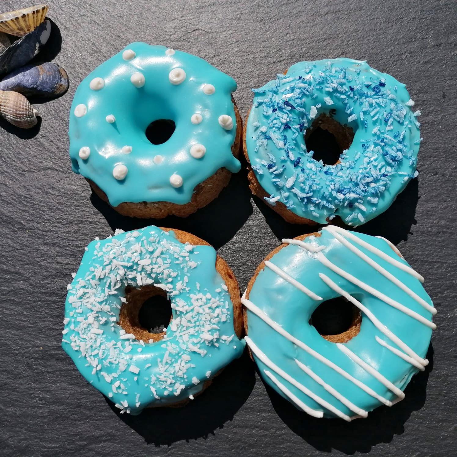 Blue Iced Dog Safe Cakes known as 