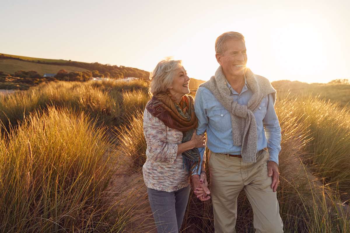 Couple holidaying in Pembrokeshire
