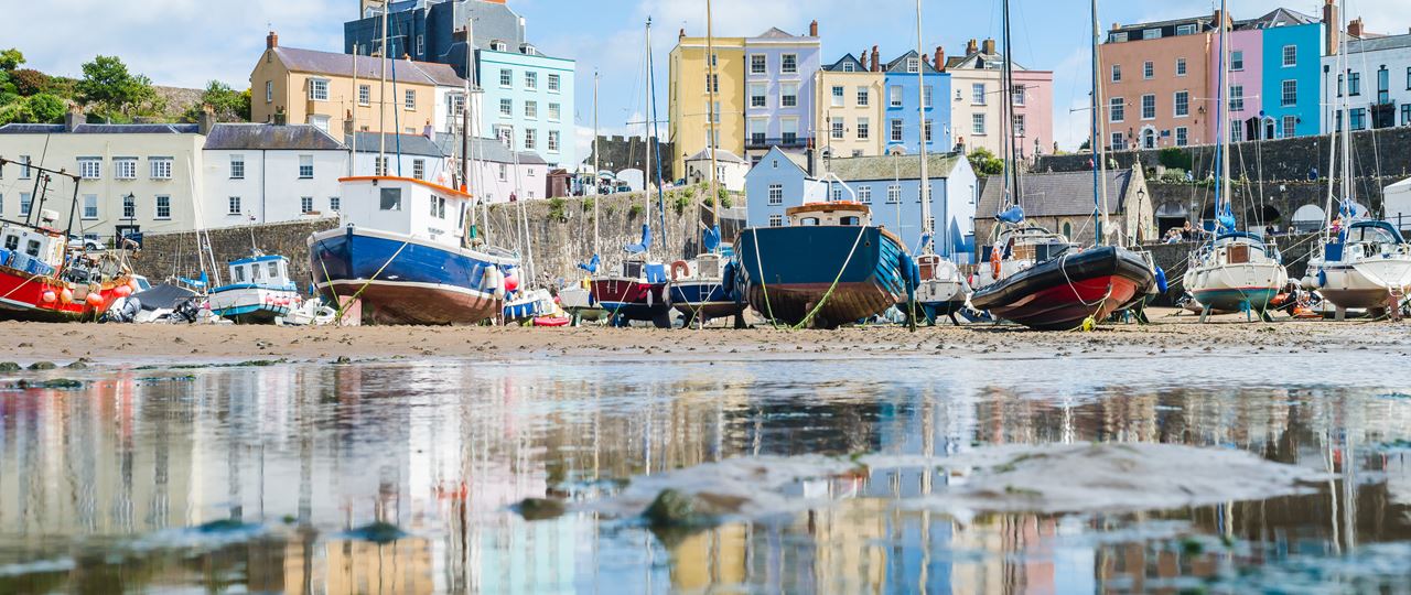 Tenby is ideal for summer holidays in Pembrokeshire