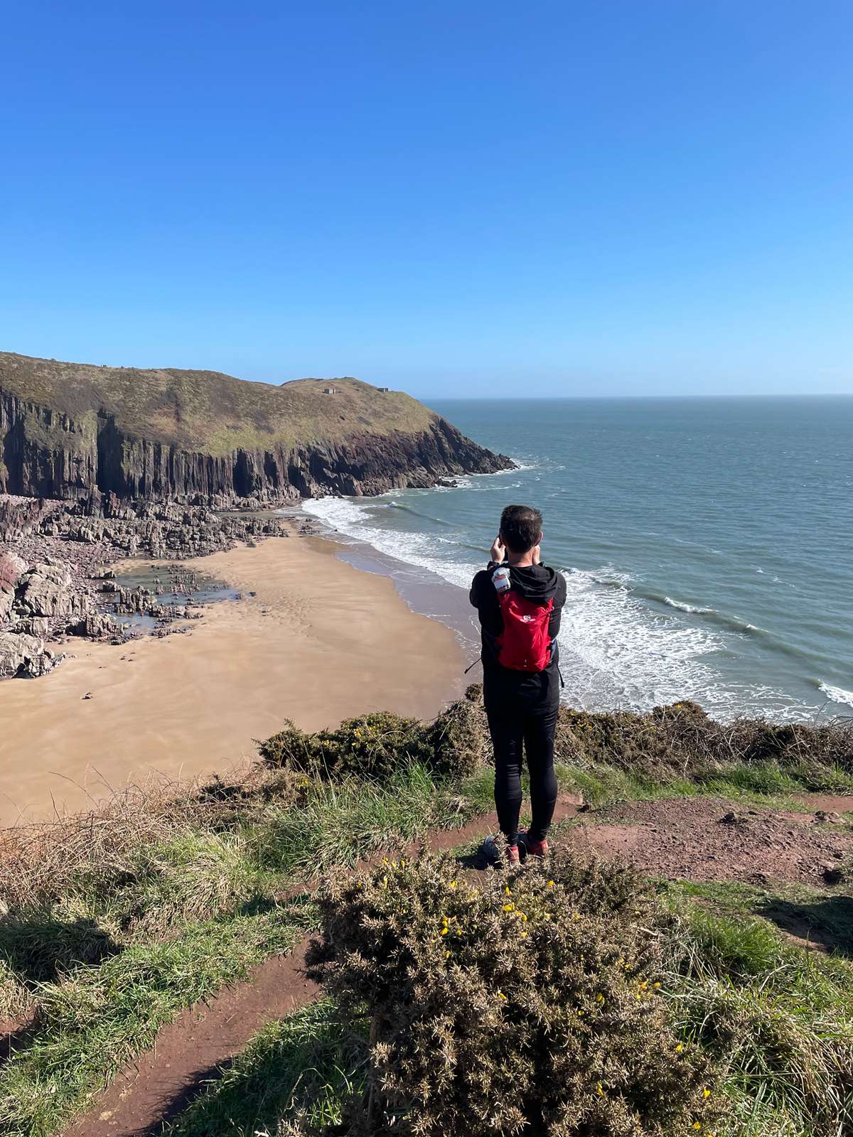 Mike photographing the Coast
