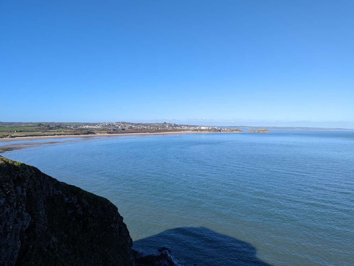 Tenby from the Pembrokeshire Coast Path