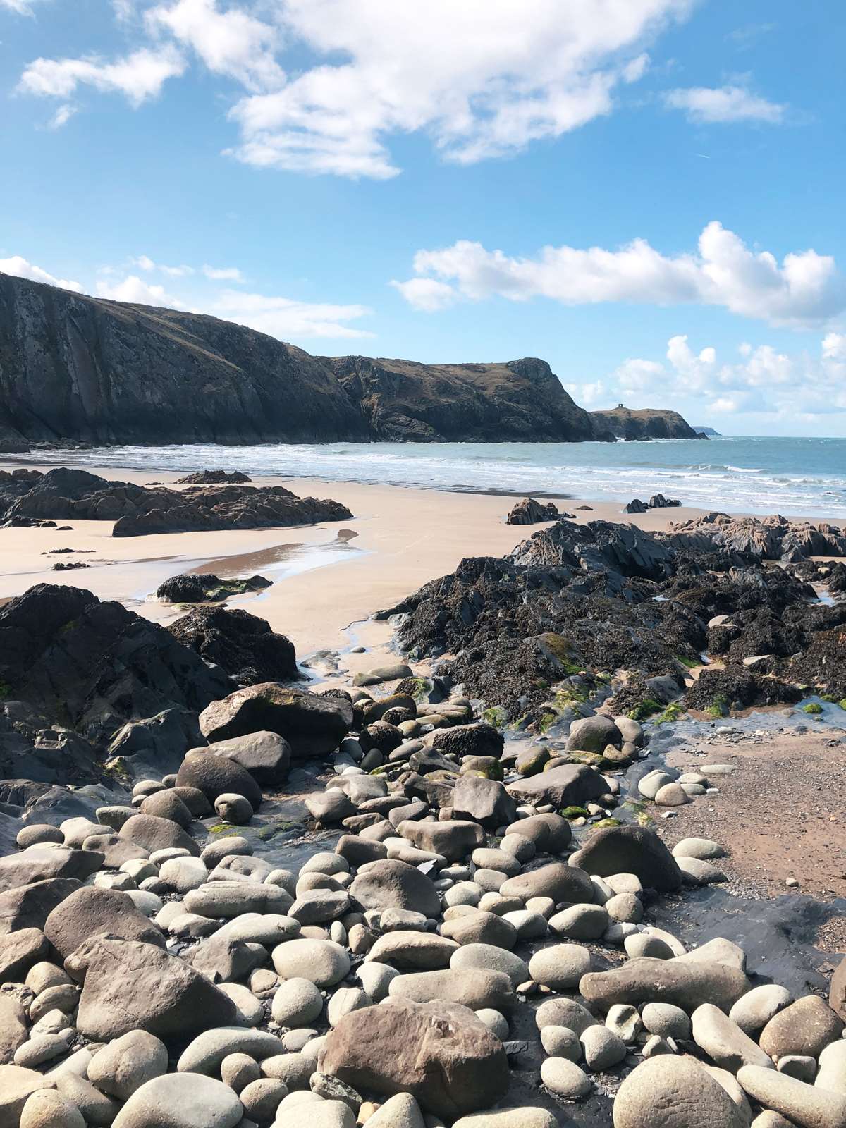 Traeth Llyfn Beach in Pembrokeshire