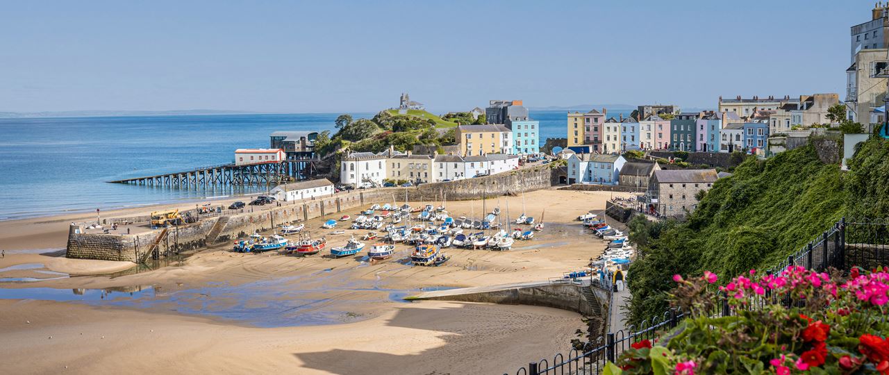 Tenby, Pembrokeshire in the Summer Holidays