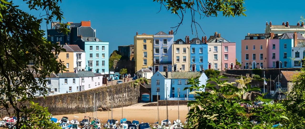 Tenby, Pembrokeshire at Easter