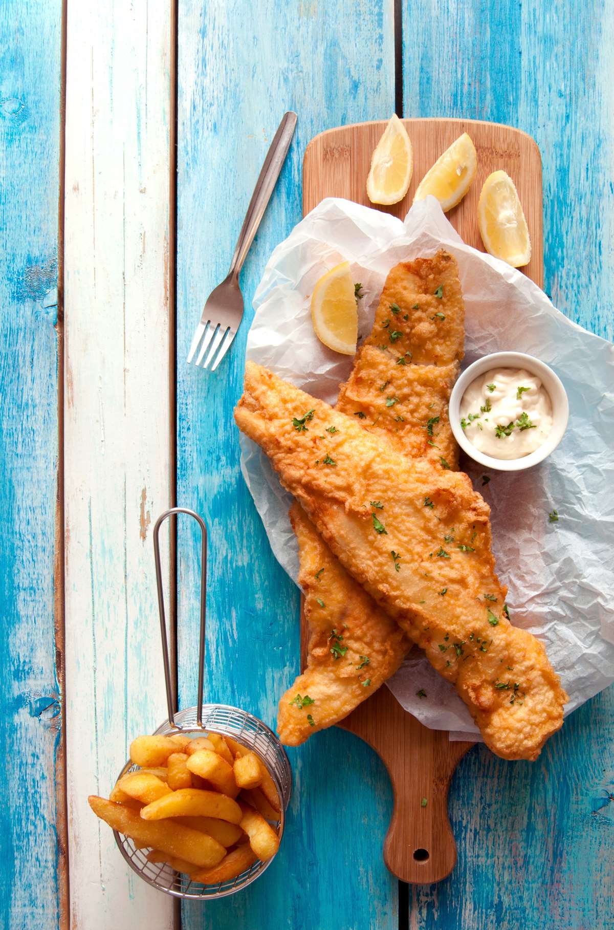 traditional fish and chips