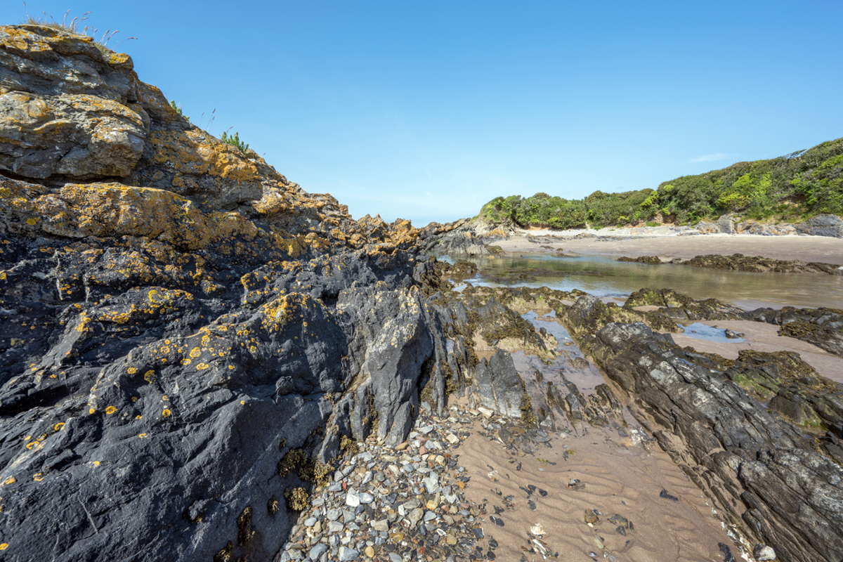 West Angle Bay Beach in Pembrokeshire, Wales