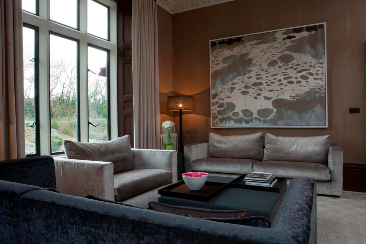 Penrhiw Priory sitting room