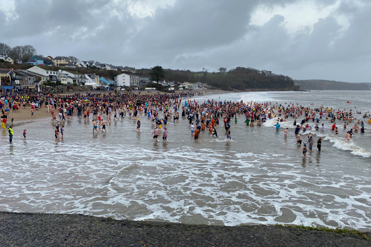 Saundersfoot New Year's Day Swim 2022/2023