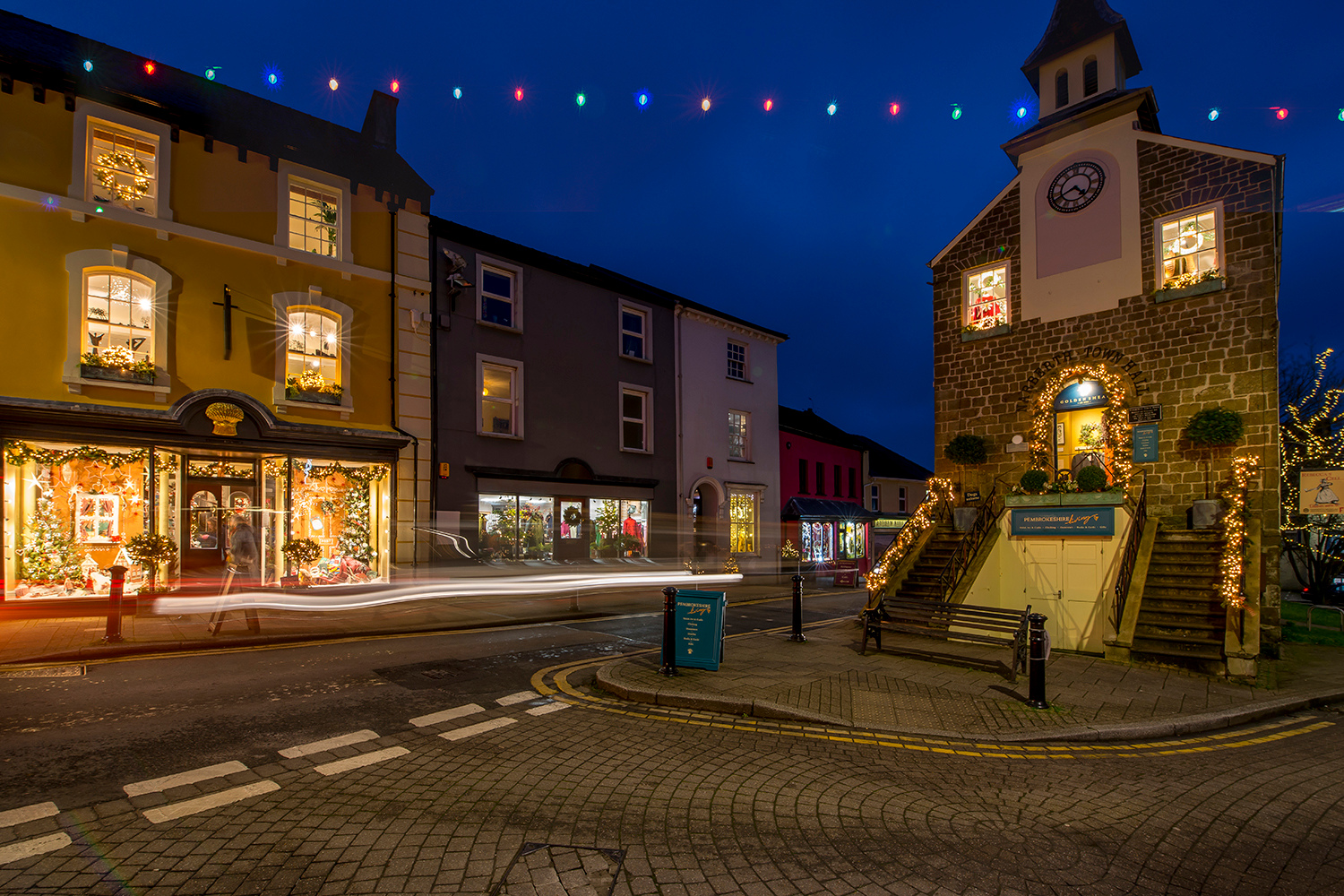 Christmas Lights in Pembrokeshire