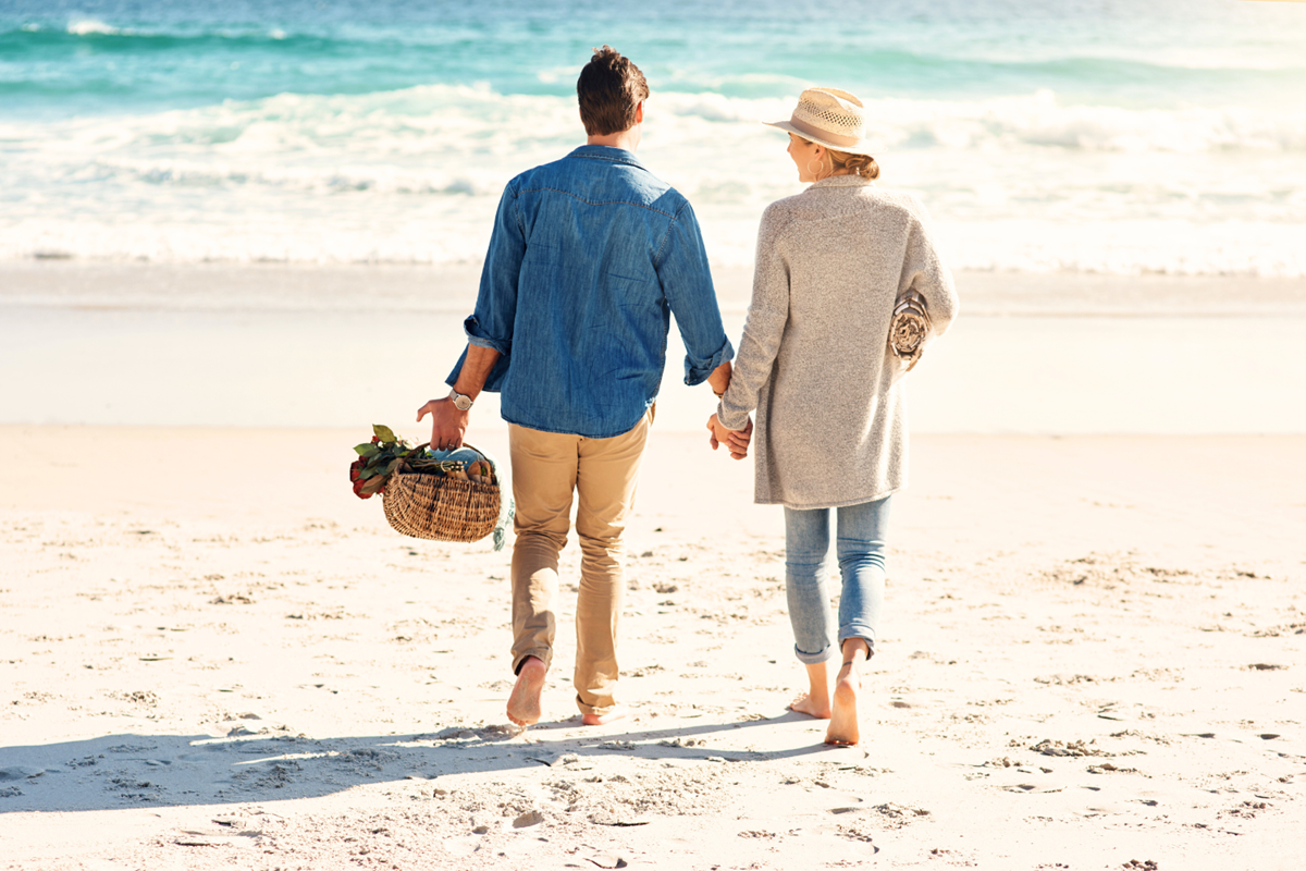 Couple on beach