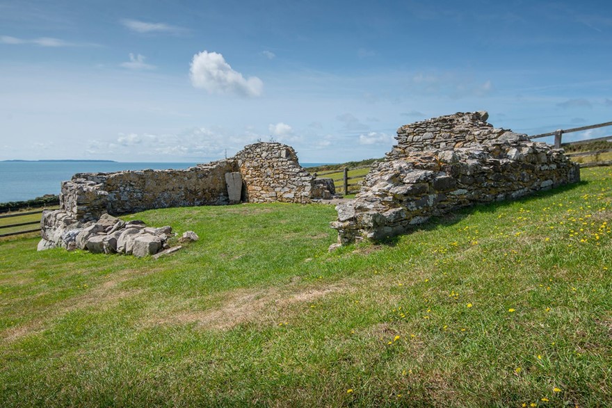 St Nons Chapel Ruins near St Davids, Pembrokeshire