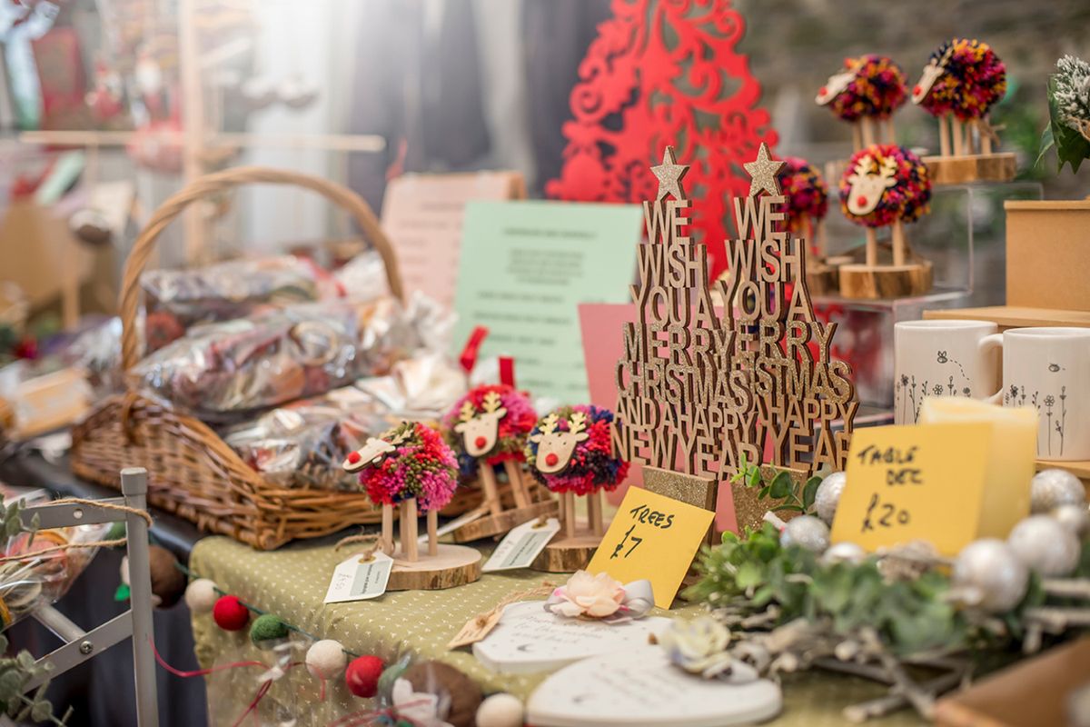 Christmas market stall 