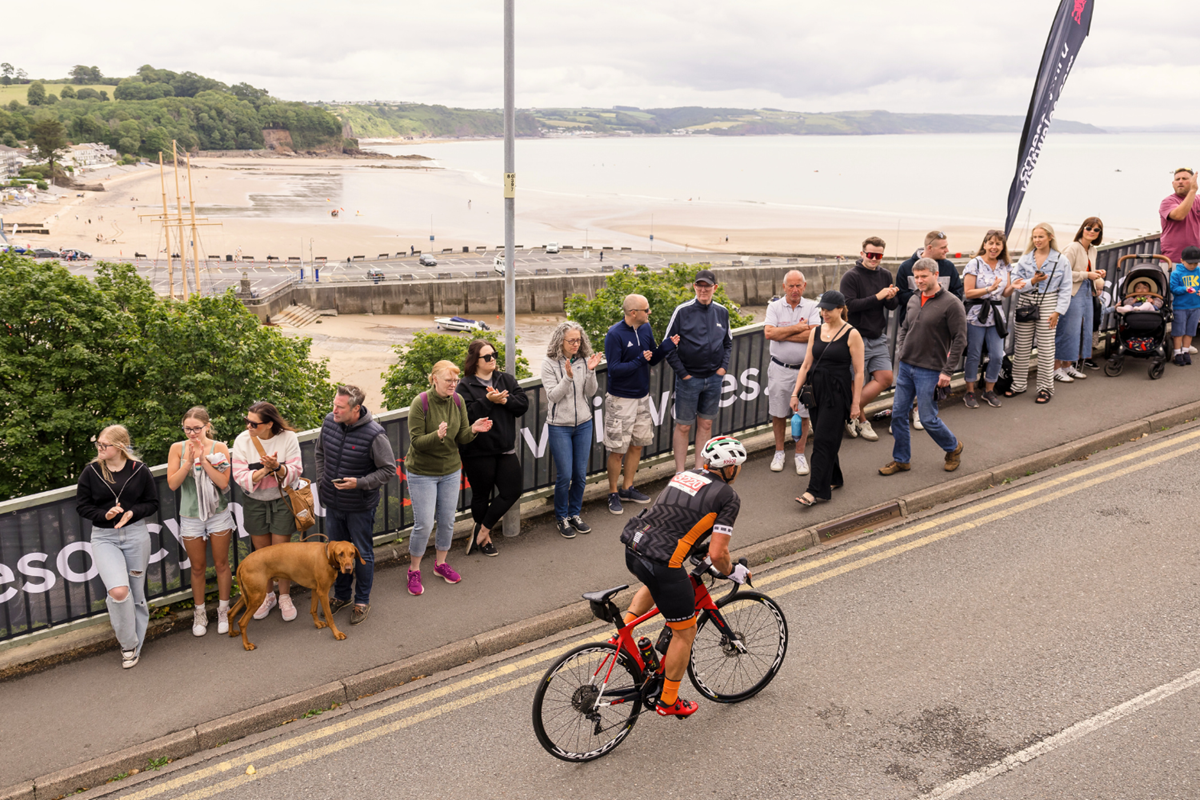 The Wales Sportive bike event in Saundersfoot
